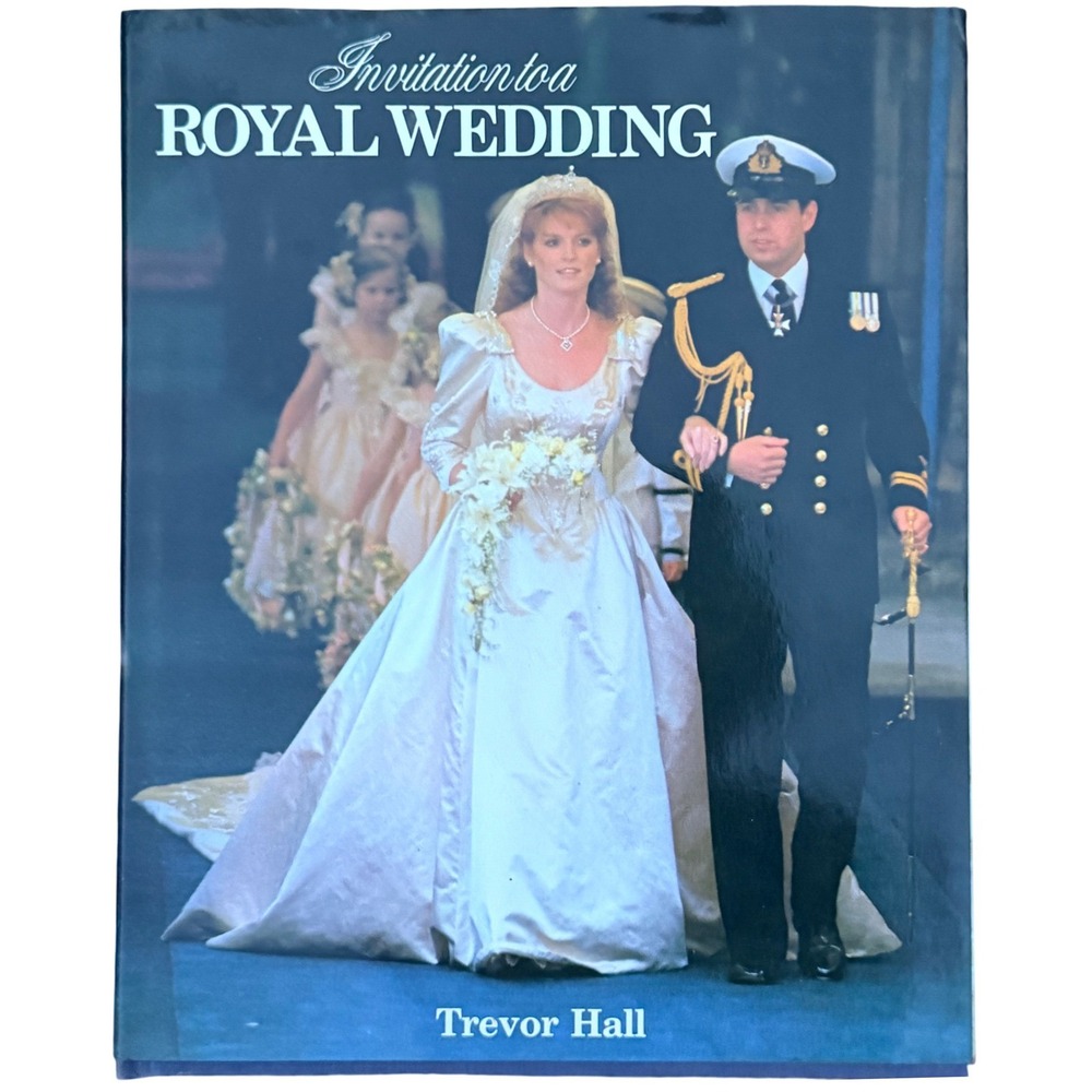 Trevor Hall Royal Wedding Books Lot Prince Charles Diana Andrew Sarah VTG 80s